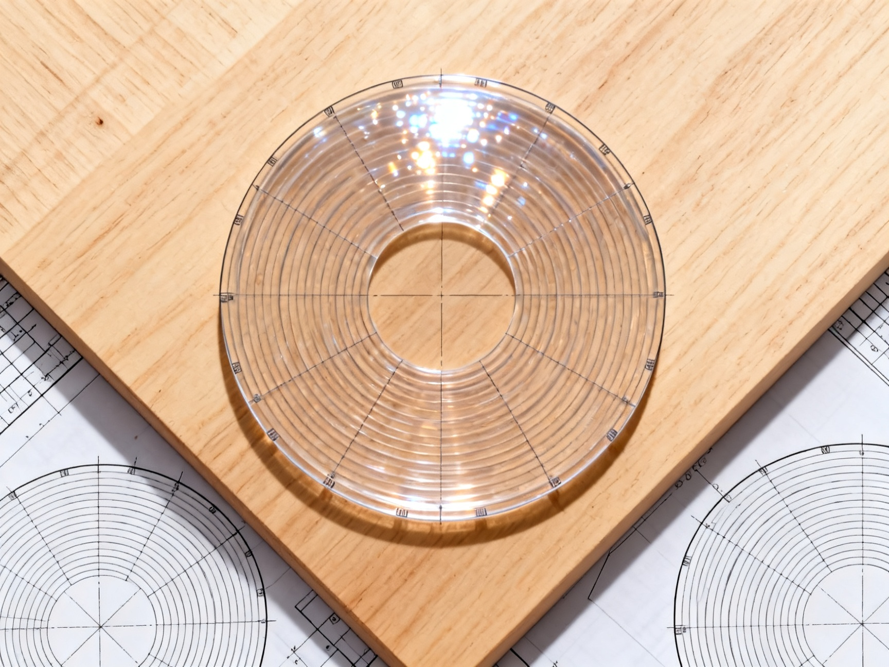 PC透明300mm晶圆治具精密加工 | 莱图加工程师实录