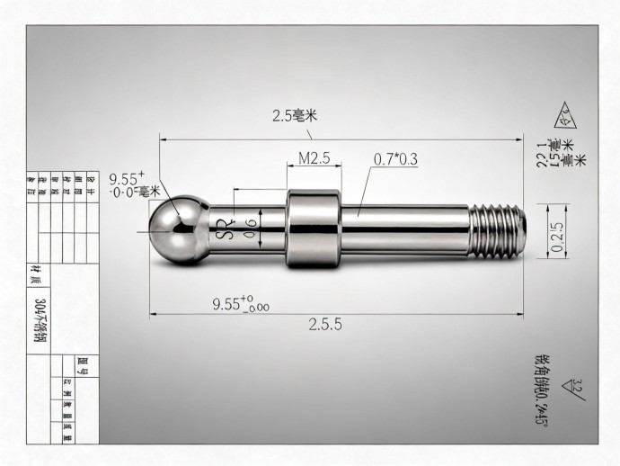 顶端SR2，底端M2.5——304不锈钢球头定位销的走心机加工记录