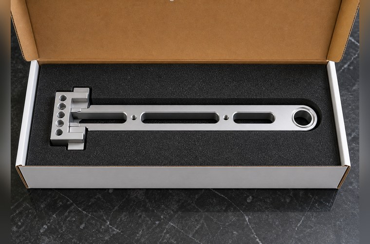人形机器人手腕主支架加工案例：6061-T6长臂支架、减重槽与H7孔控制 图3
