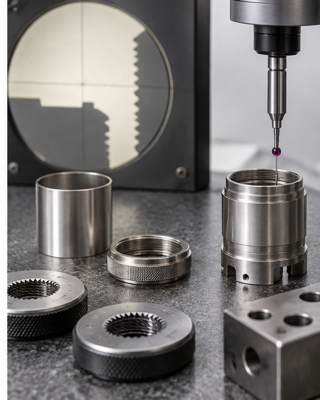 眼科OCT钛合金镜筒支架加工